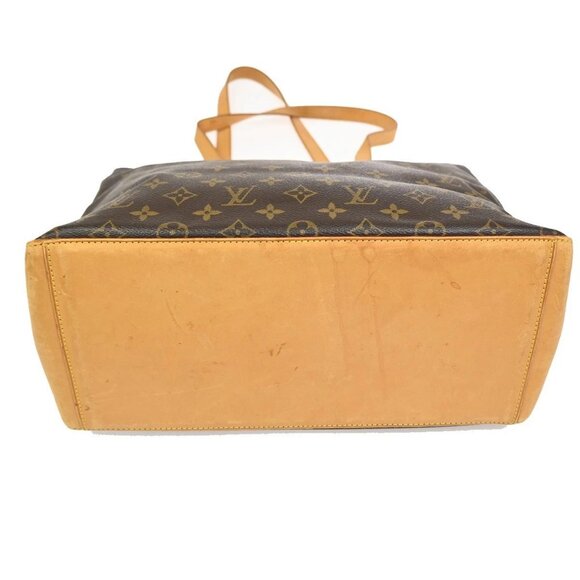 LOUIS VUITTON Cabas Mezzo Shoulder Bag Monogram Leather Brown M51151 10KC189 - Picture 6 of 14